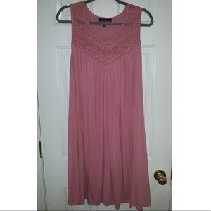 Beautiful Mauve Lane Bryant Dress w/ Pockets 14/16